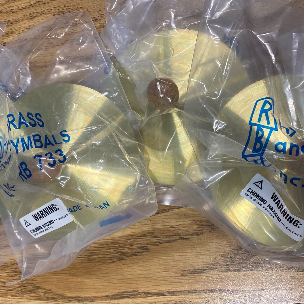 Brass Cymbals, Bells, Triangles, and Orchestral Castanets